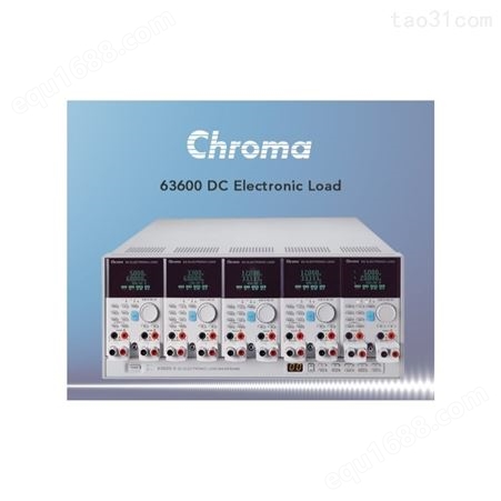 供应chroma63610-80-20可编程直流电子负载