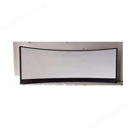 WSK 高清白软PVC画框投影幕 100寸4:3投影软幕布 WSK