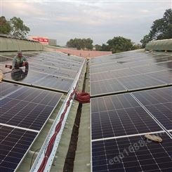 太阳能光伏发电 家庭型分布式并网系统 60kW家用屋顶设计安装