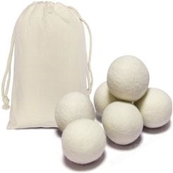汇朋毛毡厂家批发羊毛干燥球 7CM毛毡球 羊毛洗衣球烘干球主供亚马逊