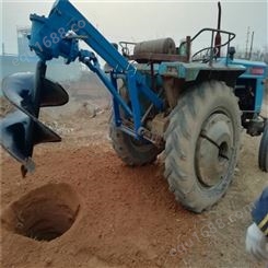 种植拖拉机挖坑机 挖大直径树洞专用机器 拖拉机挖坑机钻头