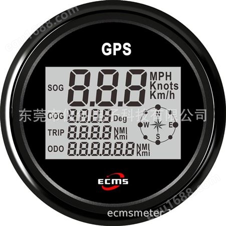 仪创 ECMS 900-00035 显示仪表GPS速度里程表 船用车用仪表