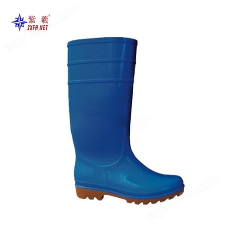 紫羲供应现货养殖黄高筒雨鞋 防滑耐酸碱鞋胶雨靴 多种颜色