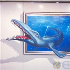 青岛沙发背景墙纯手工绘画公司 墙面手工彩绘价格