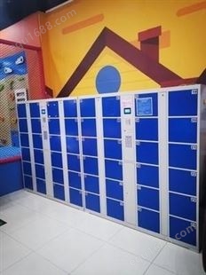 新疆乌鲁木齐超市电子存包柜 储物柜 智能寄存柜 指纹人脸识别储物柜