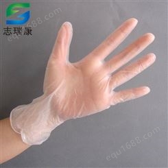 厂家 PVC塑胶手套 一次性PVC手套