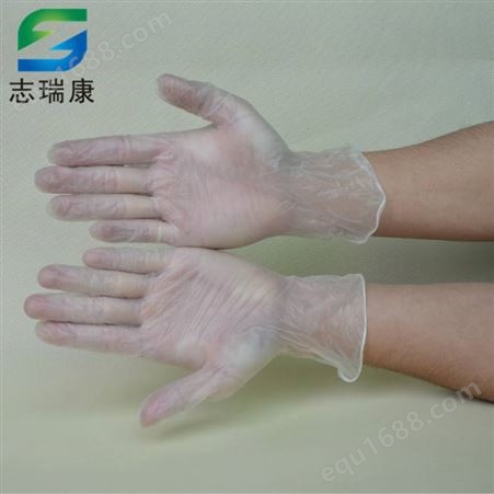 供应乙烯基手套 无粉PVC手套 一次性有粉PVC手套