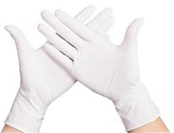 超净易购一次性乳胶手套、耐若酸碱 防滑无粉手套黄江厂家批发直销