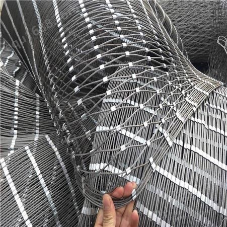 安徽游乐设施安全网润宁高空防坠不锈钢绳网钢丝编织网