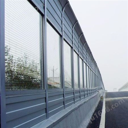 博乐公路防护屏 封闭式声屏障 工厂降噪隔音墙支持定制