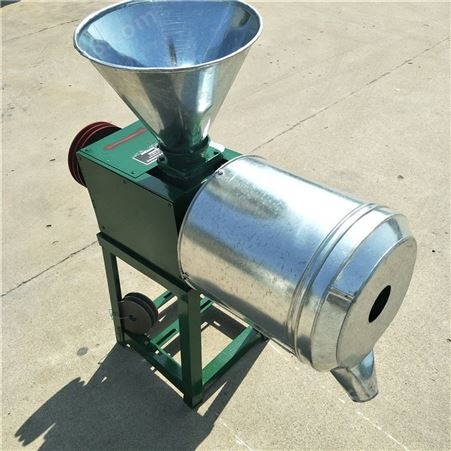 宇诺 立式砂轮磨糊机 电动小型锥型面粉机 小麦去麸皮磨面机