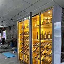 不锈钢中式酒柜 广州个人定制款酒柜