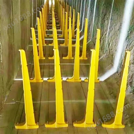 玻璃钢黄色电力建筑工业专用不褪色安全耐用电线电缆支撑支架