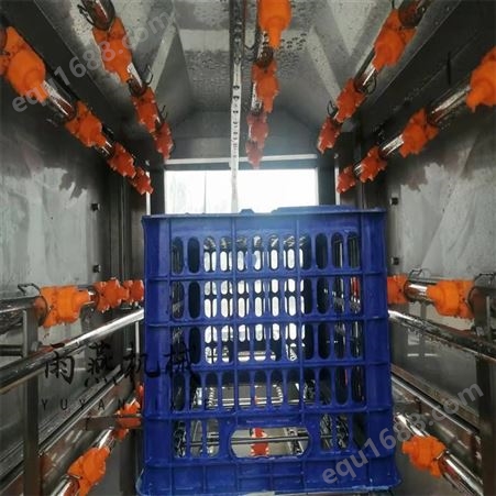 隧道式洗筐机 食品厂周转筐清洗机 雨燕 全自动洗箱机