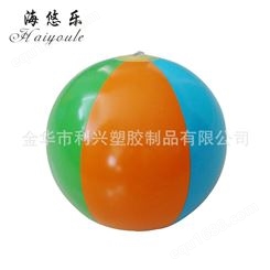 儿童充气戏水球 沙滩球 充气装饰足球 充气玩具球批发