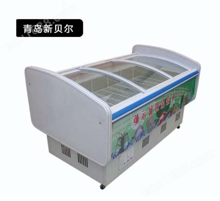 大容量冷冻冰柜 商用冰柜 超市海鲜丸子水饺冷冻展示柜