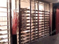 米泉市厂家销售家用红酒架定制、不锈钢酒柜展示架、不锈钢酒架定制等