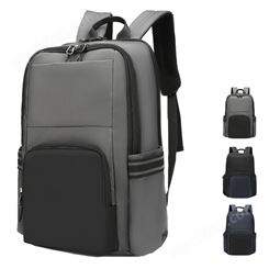 跨境新款多功能商务双肩包 男USB大容量电脑包礼品学生防盗背包