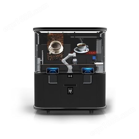 创靖杰货柜式全自动智能咖啡机 餐厅餐饮新零售无人咖啡机机器人