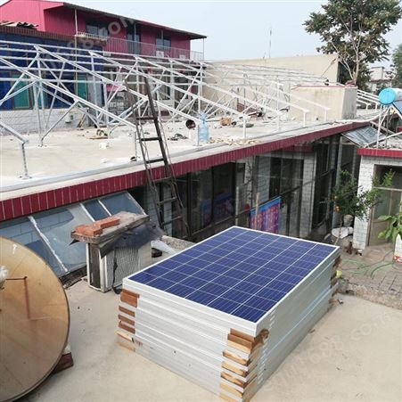 家庭光伏太阳能发电 并网发电系统 10KW15KW20KW屋顶光伏电站