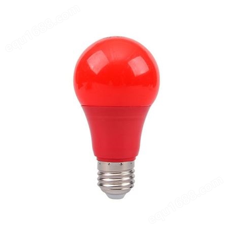 大红色灯泡LED灯笼球泡春节喜庆节日专用灯e27螺口室外防水红灯泡