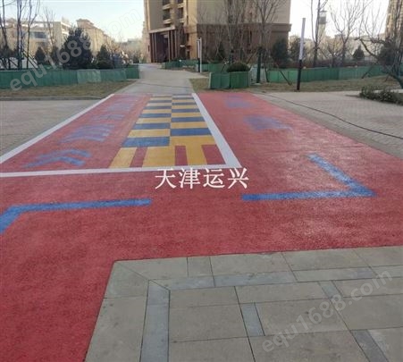 天津南开区彩色路面 彩色透水沥青路面 彩色沥青防滑路面联系电话